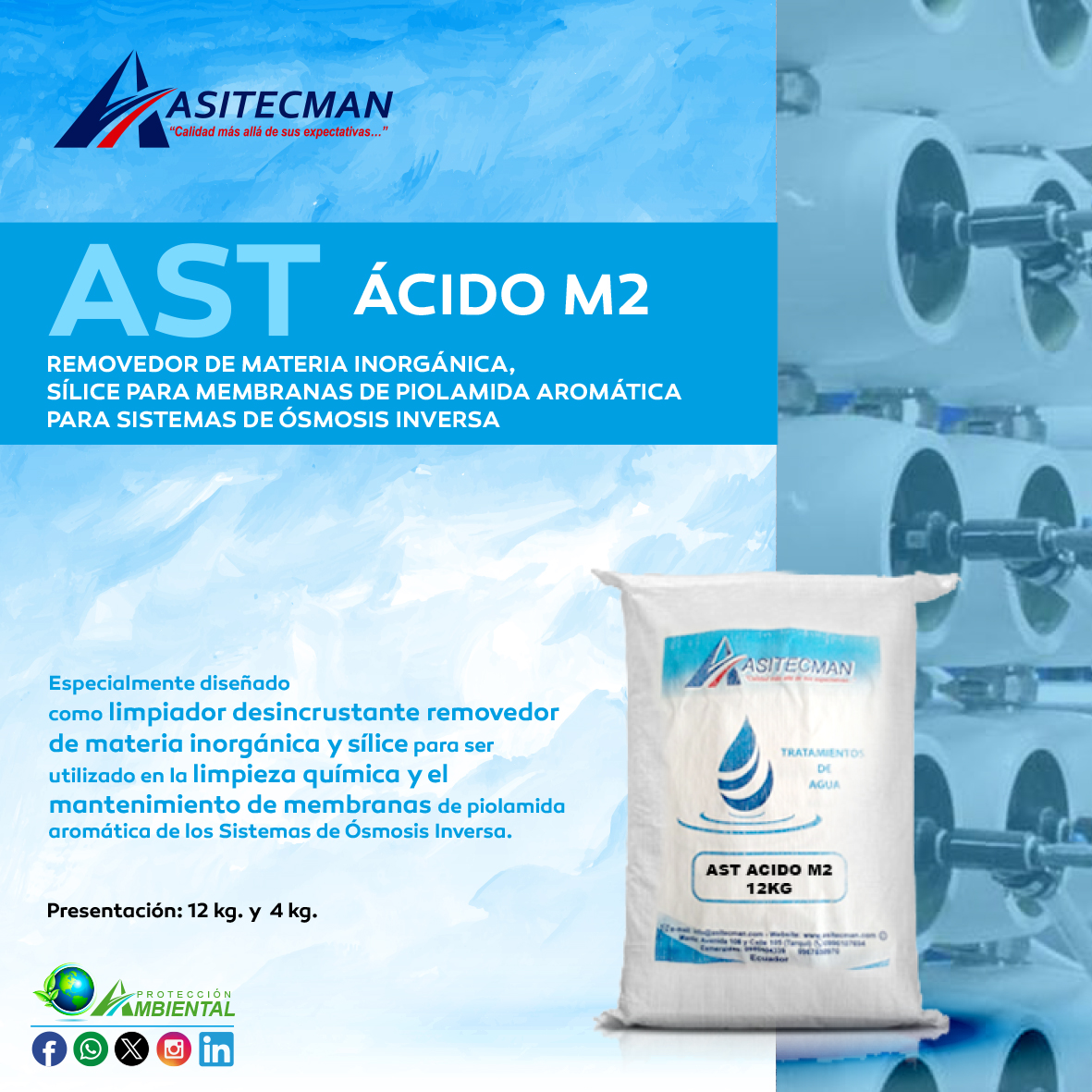 AST ÁCIDO M2